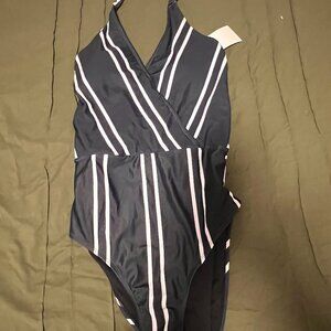Black & White Bathing Suit (With Tags)
